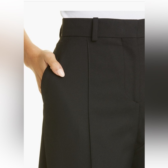 TOTEME Runway Black Barrel-Leg Trousers Eu 36 US 4 - Picture 7 of 17